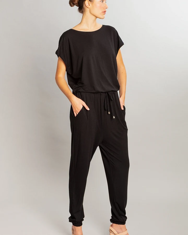 MAHLA Damen vegan Overall Layla Schwarz