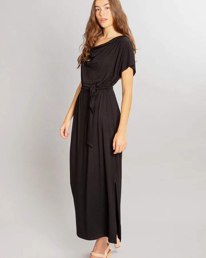 MAHLA Damen vegan Kleid Celeste Schwarz