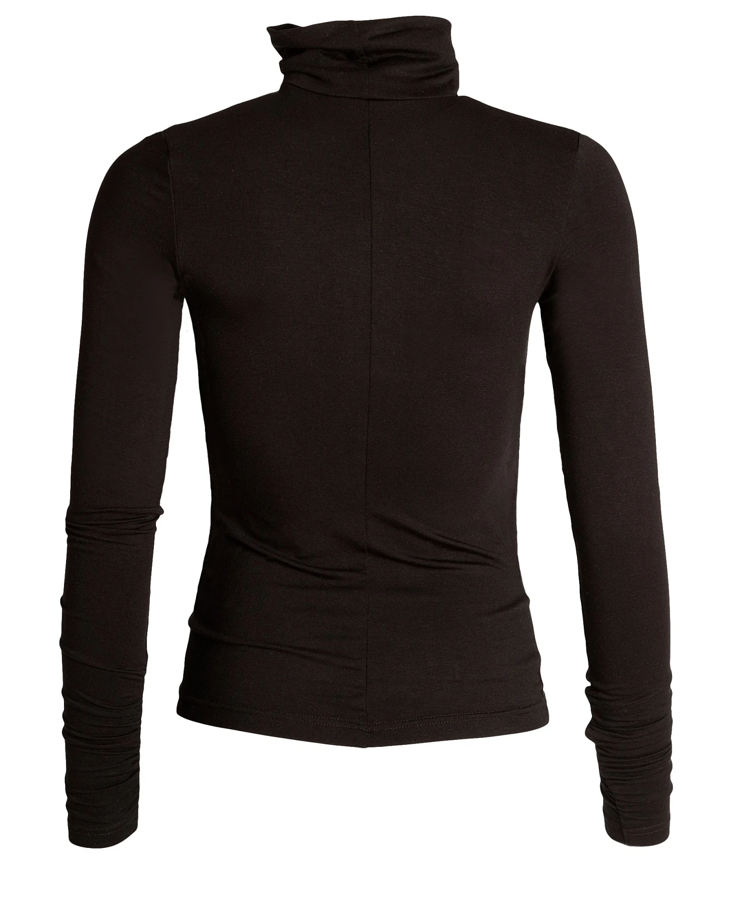 MAHLA Damen vegan Rollkragenhemd Mila Schwarz – Ansicht 2
