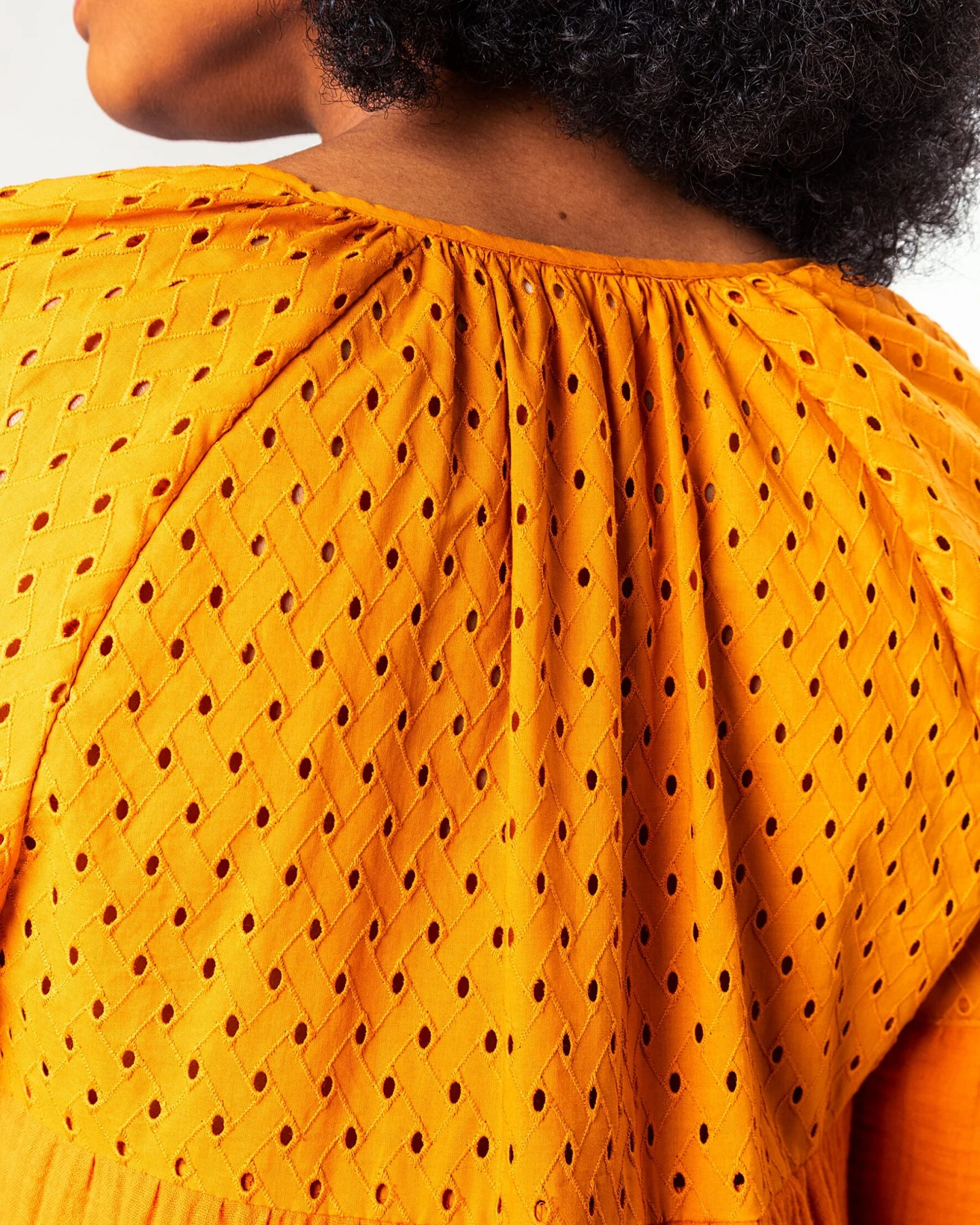MAHLA Damen vegan Delilah Kleid Gebranntes Orange – Ansicht 2