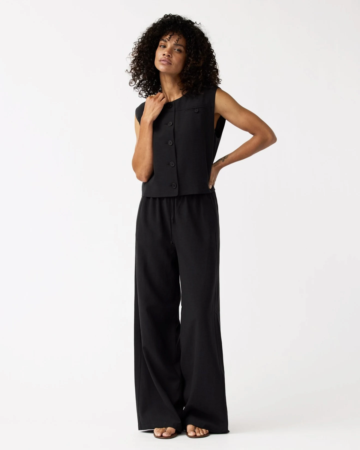 Alchemist Damen vegan Hose Sammy Anthrazit – Ansicht 2