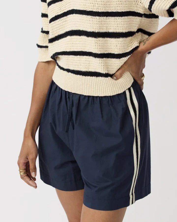 Alchemist Damen vegan Shorts Pfingstrose Tape Navy