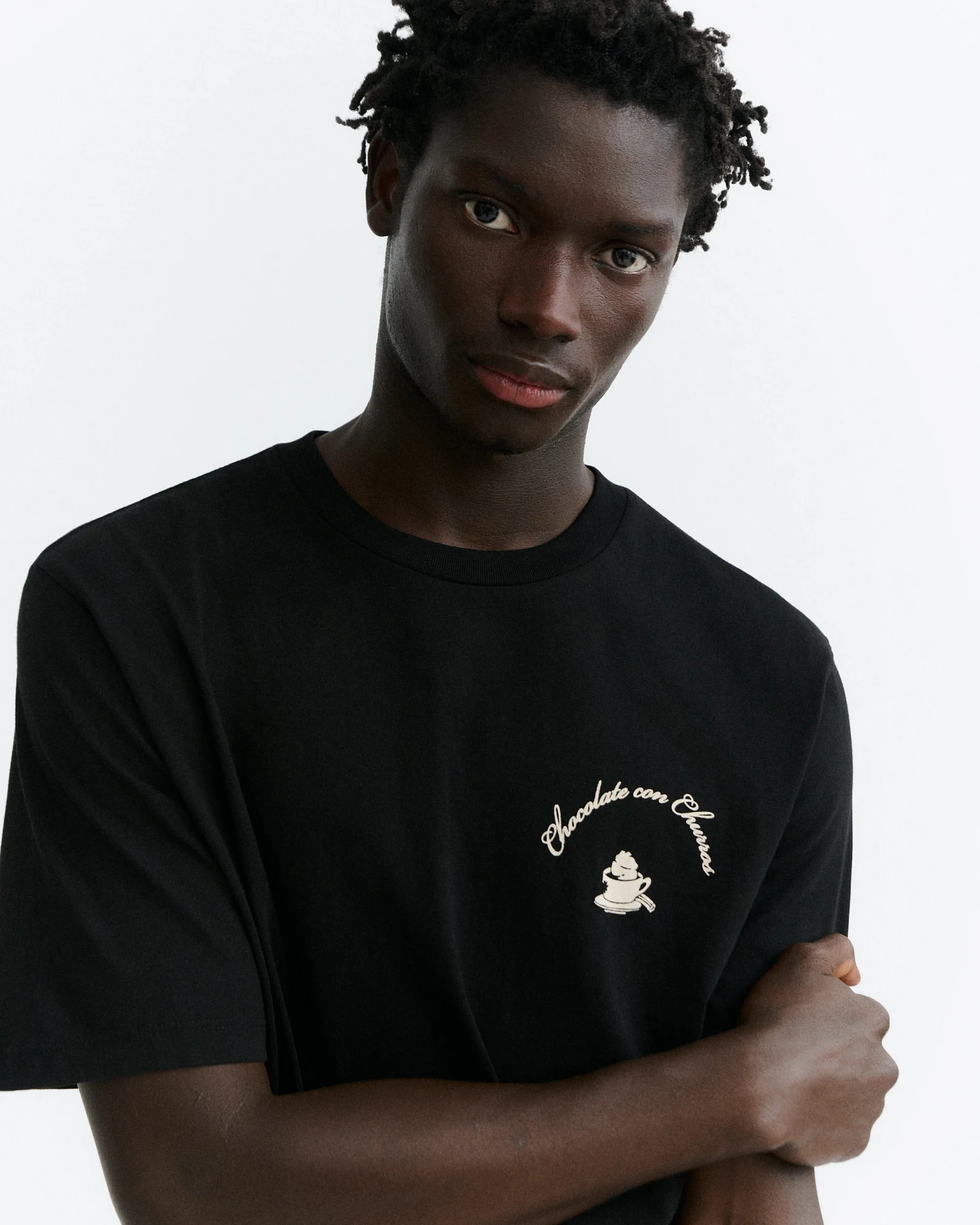 Thinking MU Herren vegan T-Shirt Zach Churros Schwarz – Ansicht 2
