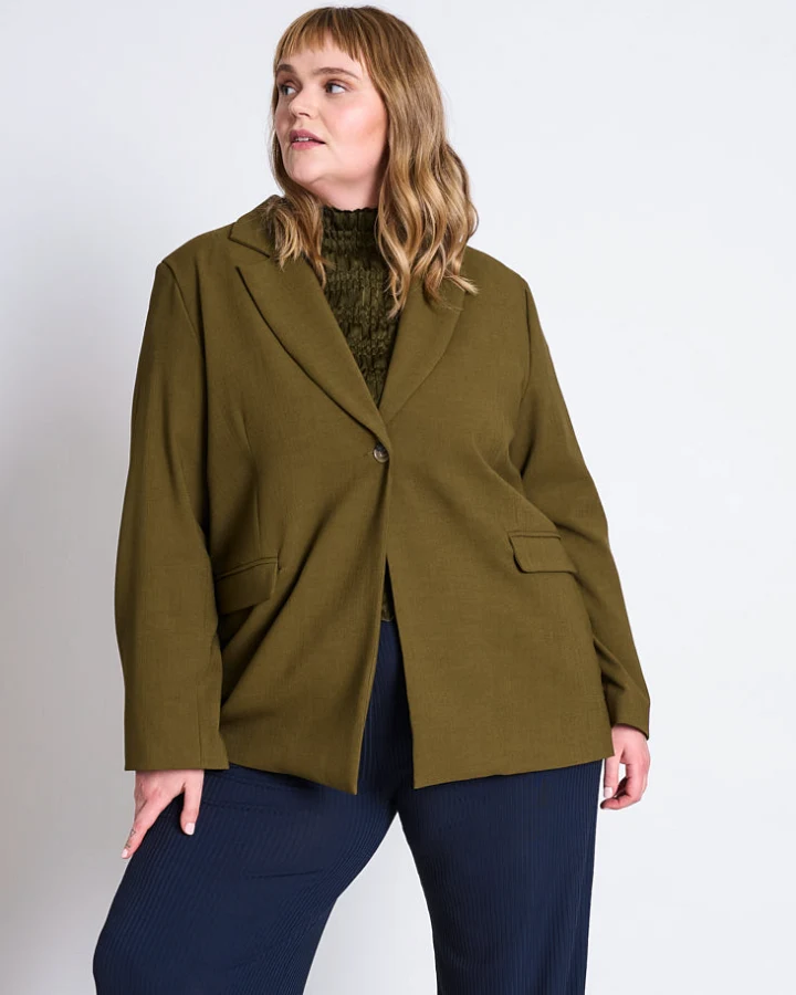 JAN N JUNE Damen vegan Blazer Mit Schlitz Am Rücken Von Jels Rosemary