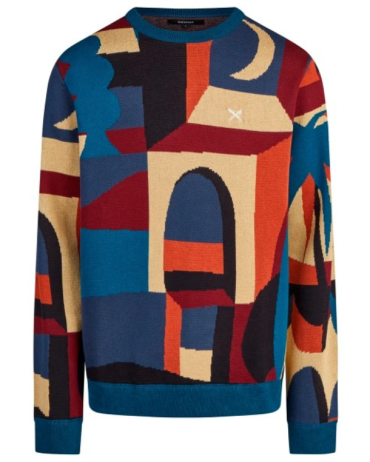Iriedaily - Banks Knit - Pullover Gr S blau