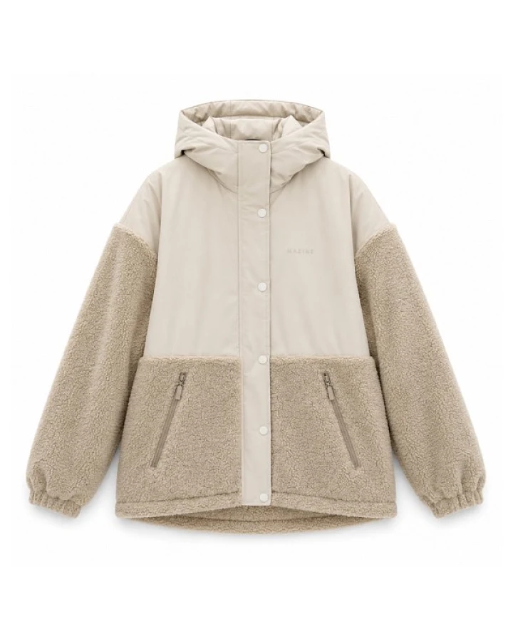 Produktseite: Mazine - Women's Fabric Blocking Jacket - Winterjacke Gr XS beige