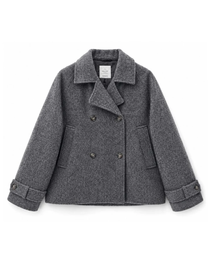 Mazine - Women's Vegan Wool Peacoat - Freizeitjacke Gr XS grau