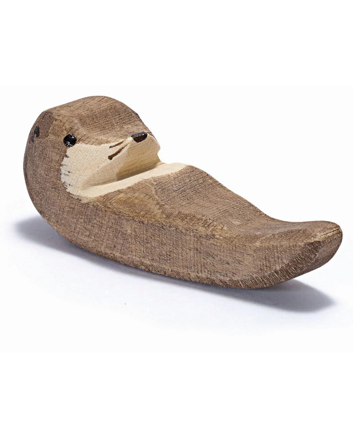 Ostheimer - Holztier Seeotter klein schwimmend