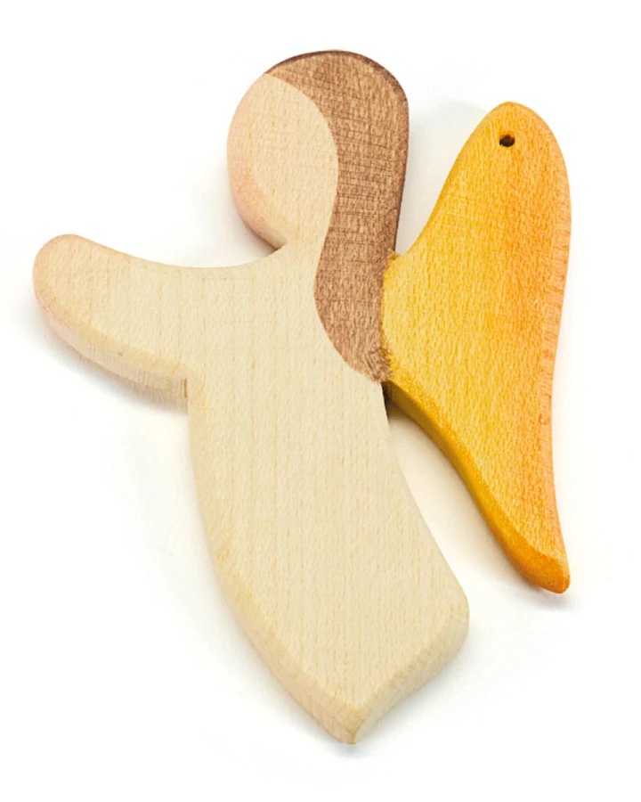Ostheimer - Holzfigur Englein weiß