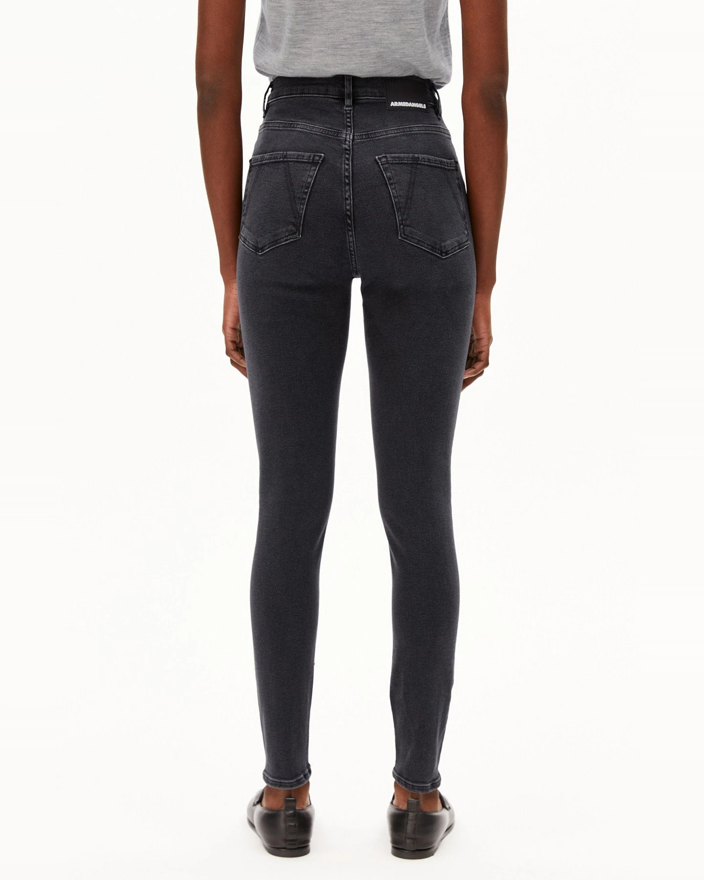 Jeans Ingaa x Stretch True Black Washed – Ansicht 3