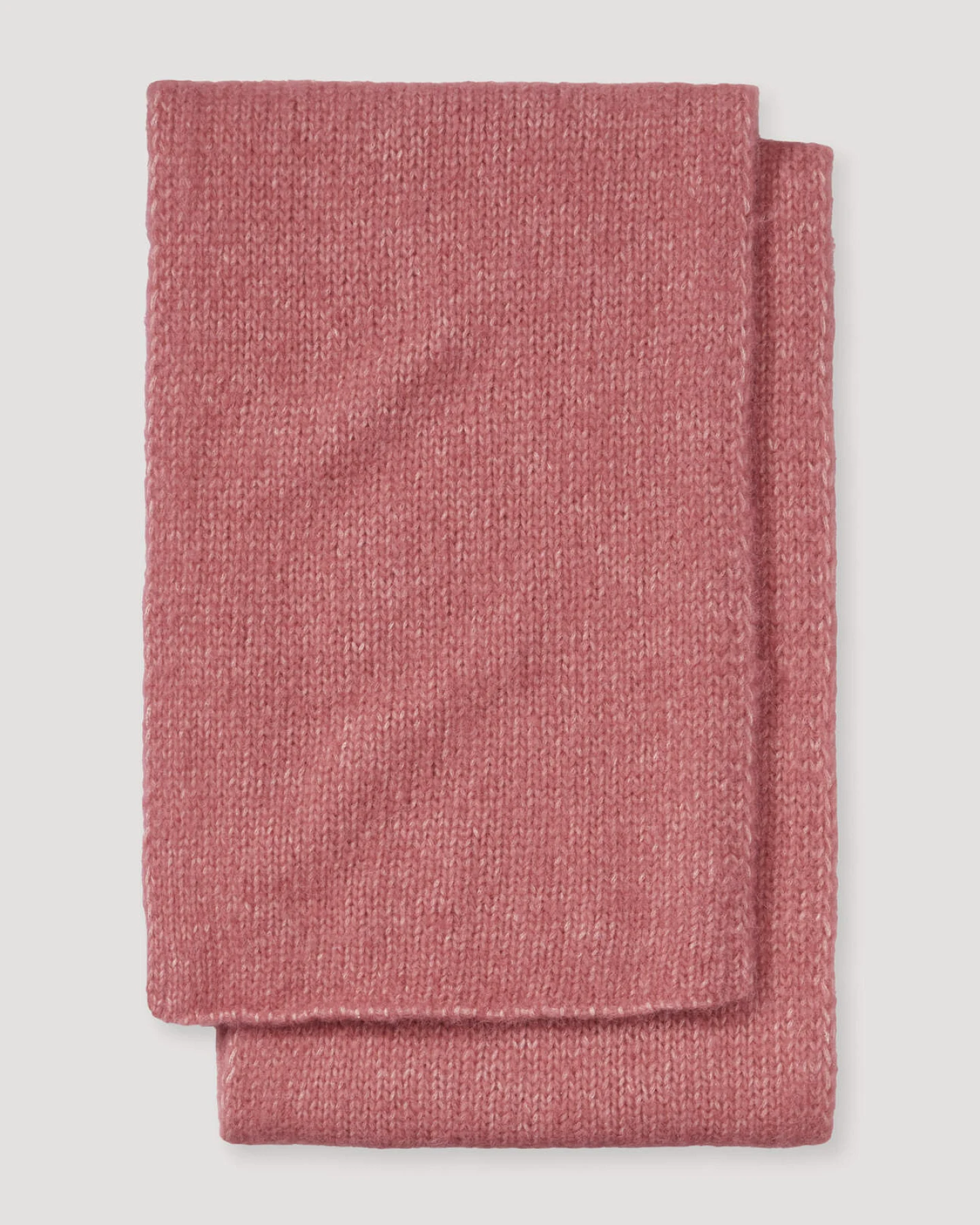 hessnatur Damen Strick Schal aus Alpaka mit Bio-Pima-Baumwolle - rot - Größe 28x184 cm – Ansicht 3