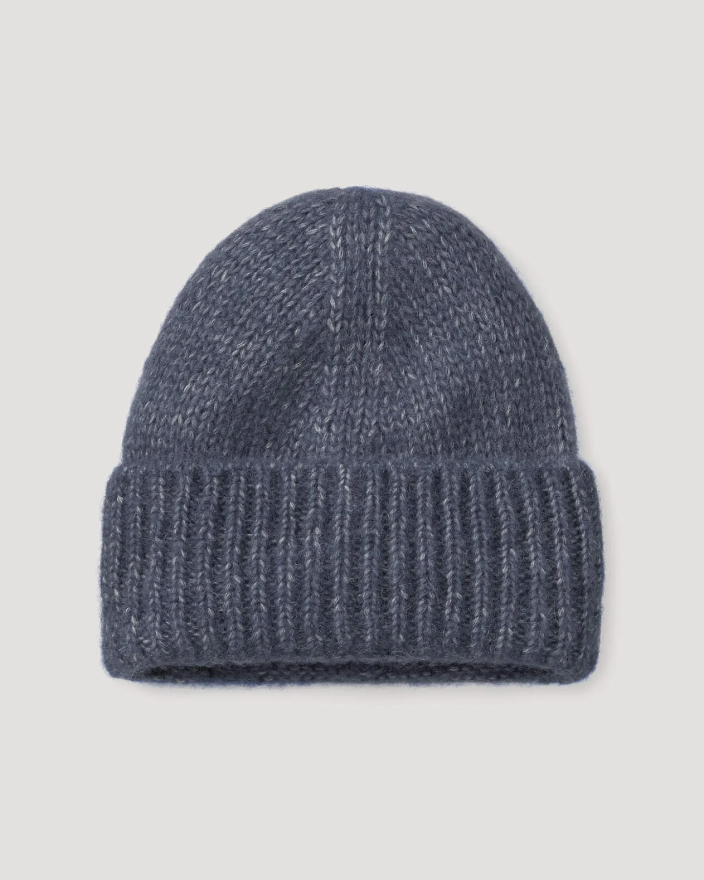 hessnatur Damen Mütze aus Alpaka mit Bio-Pima-Baumwolle - blau - Größe One Size – Ansicht 2