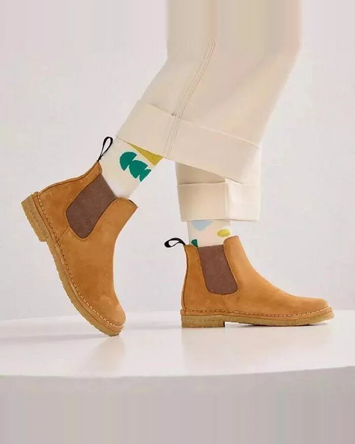 Grand Step Shoes Chelsea Boot aus Nubukleder Modell: Nemo