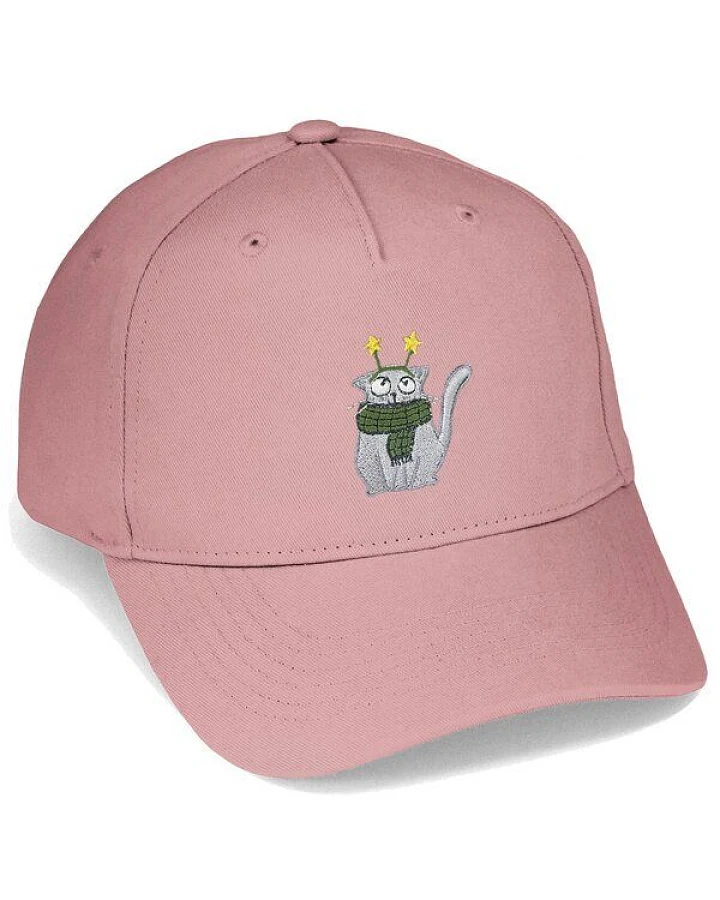Bestickte Cap – Babette die Winterkatze – LIGARTI Tiermanufaktur