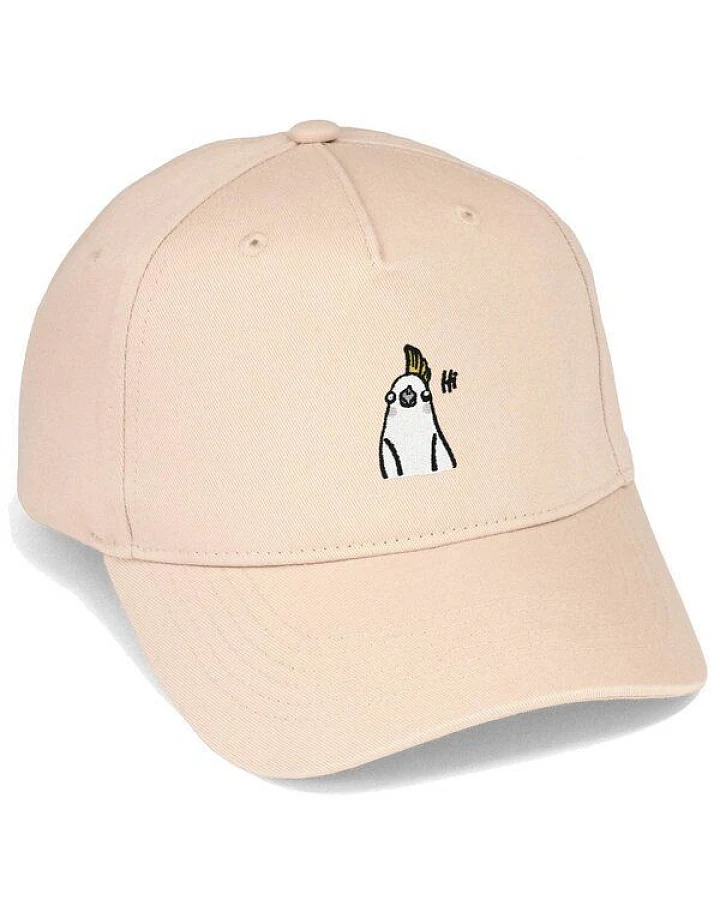 Bestickte Cap – Heidi der Nymphensittich – LIGARTI Tiermanufaktur