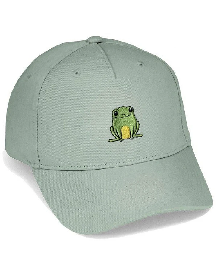 Bestickte Cap – Nils der Frosch – LIGARTI Tiermanufaktur