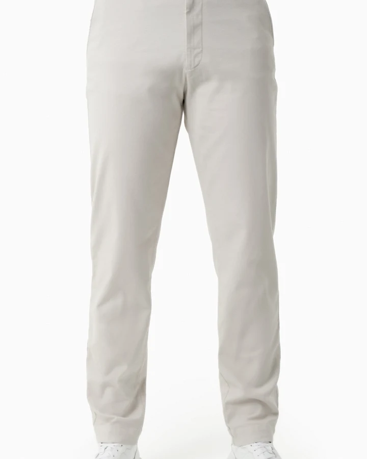 ORGANICATION Herren vegan Hose Regular Fit Hellgrau