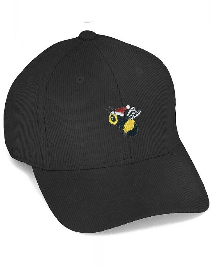 Bestickte Cord Cap – Esmeralda die Weihnachtsbiene – LIGARTI Tiermanufaktur