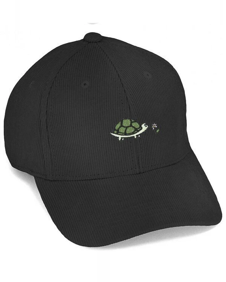 Bestickte Cord Cap – Lars die Schildkröte – LIGARTI Tiermanufaktur