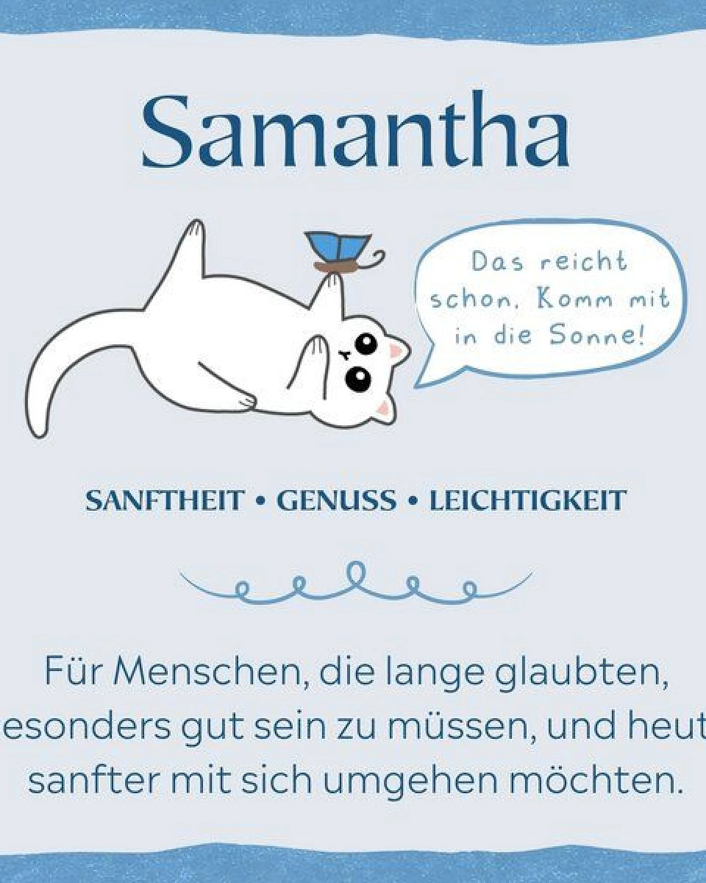 Bestickte Cord Cap – Samantha die Katze – LIGARTI Tiermanufaktur – Ansicht 3