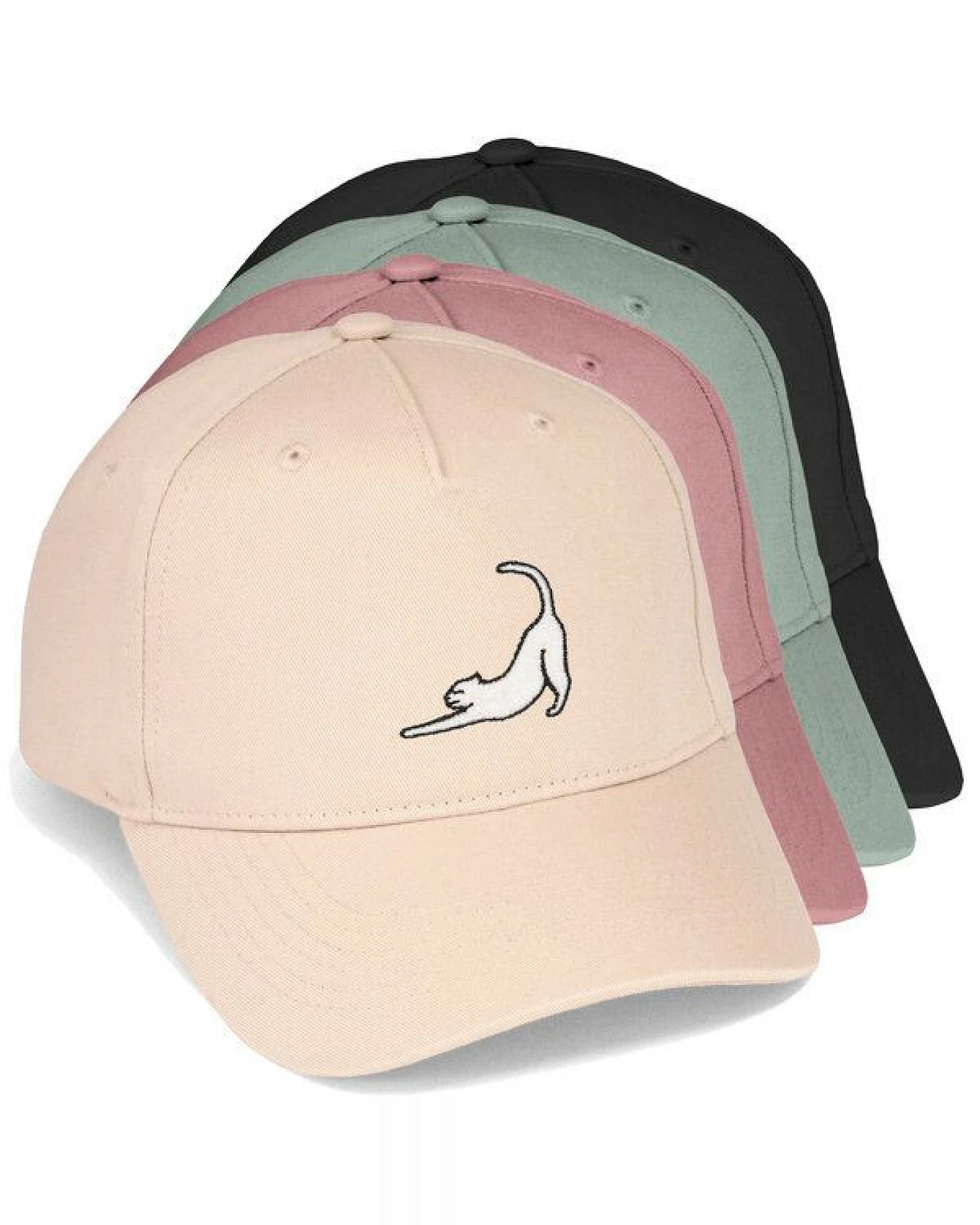 Bestickte Cap – Eloise die Katze – LIGARTI Tiermanufaktur – Ansicht 2