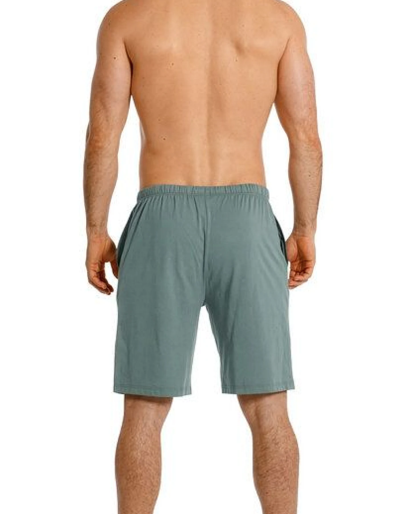 Haasis Bodywear Herren Bermuda mit Seitentaschen, Single Jersey, reine Baumwolle – Ansicht 4