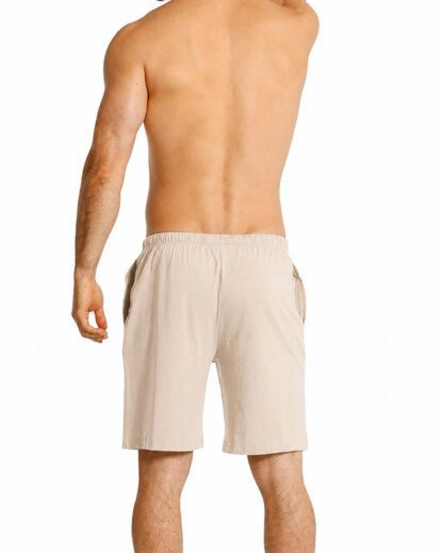 Haasis Bodywear Herren Bermuda mit Seitentaschen, Single Jersey, reine Baumwolle – Ansicht 4