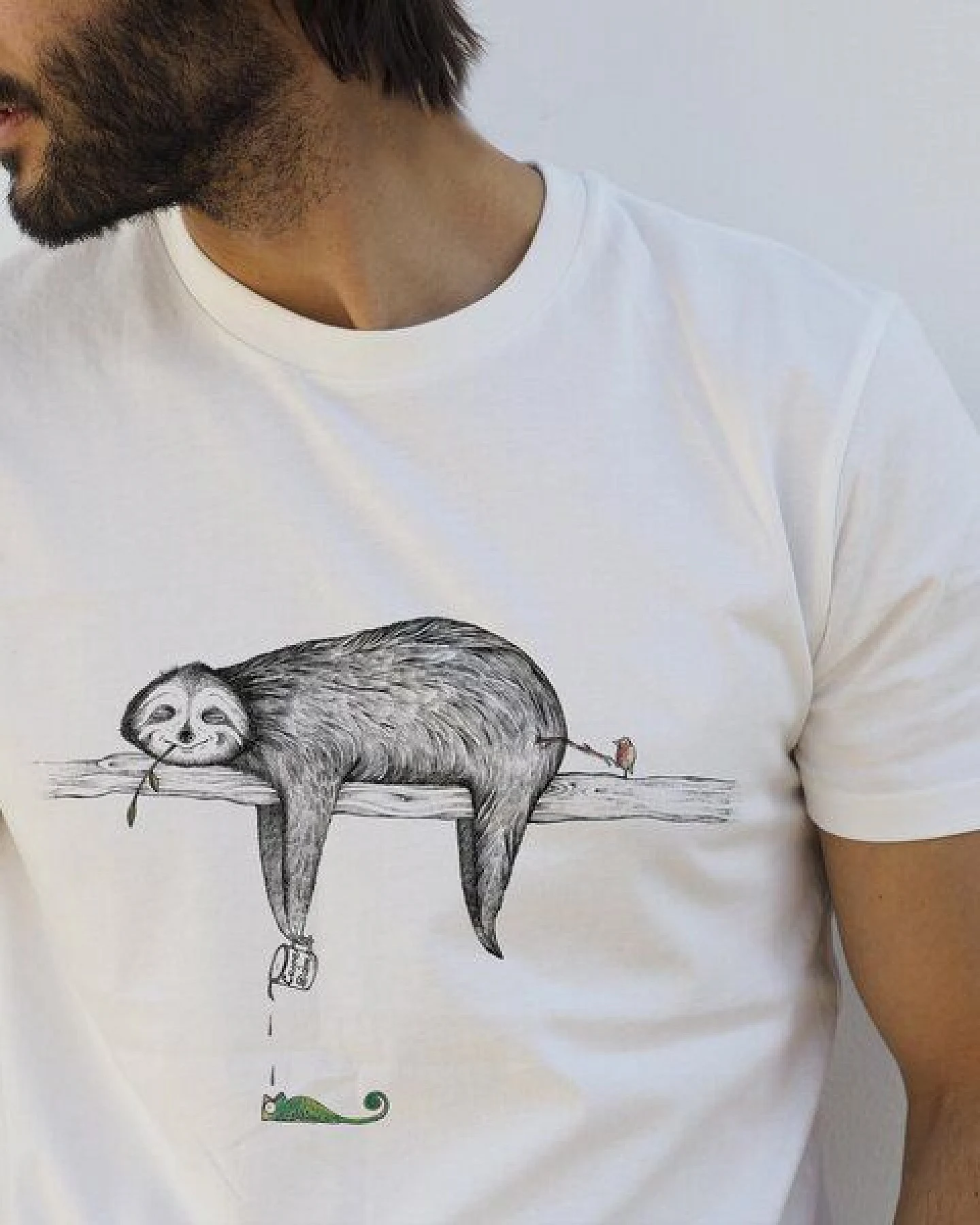 LIGARTI T-shirt - Faultier – Ansicht 3