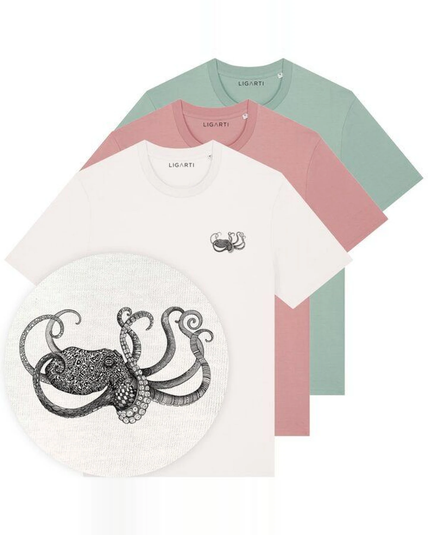 LIGARTI T-shirt - Oktopus – Ansicht 2