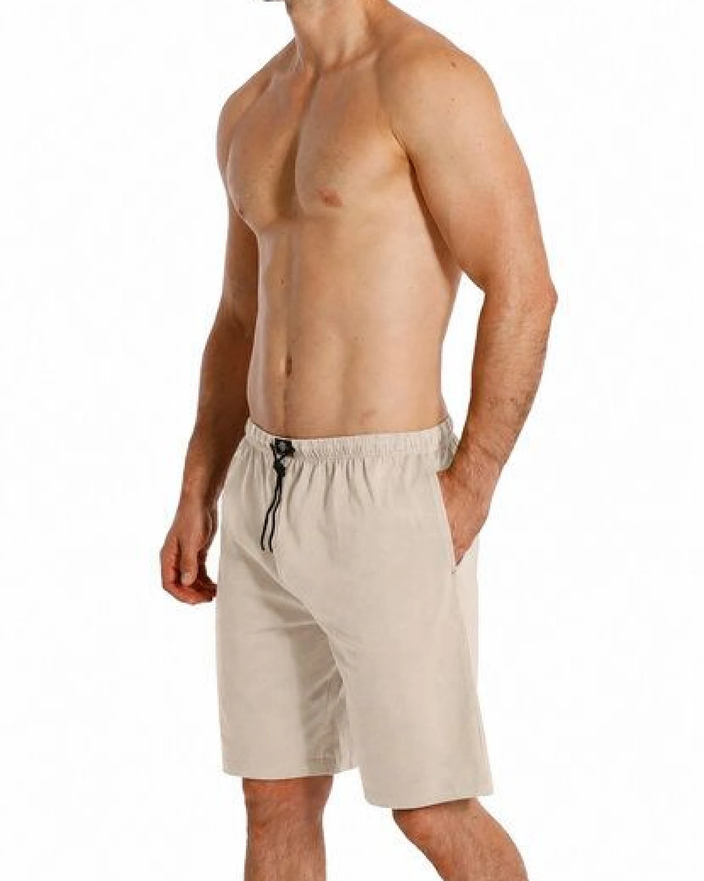 Haasis Bodywear Herren Bermuda mit Seitentaschen, Single Jersey, reine Baumwolle – Ansicht 3