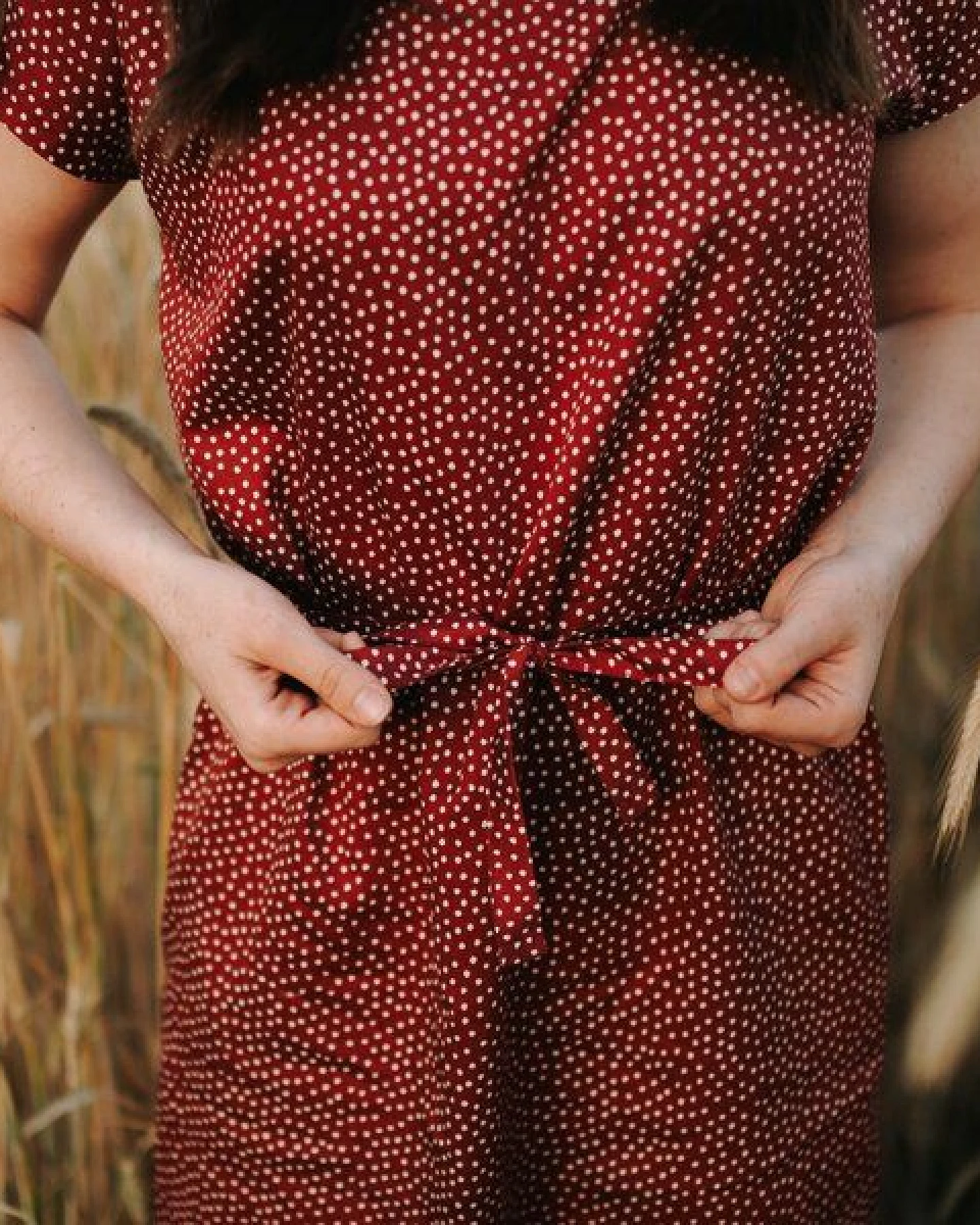 NORDLICHT Damen Kleid ELIN mit Punkten aus 100% Ecovero – Ansicht 4