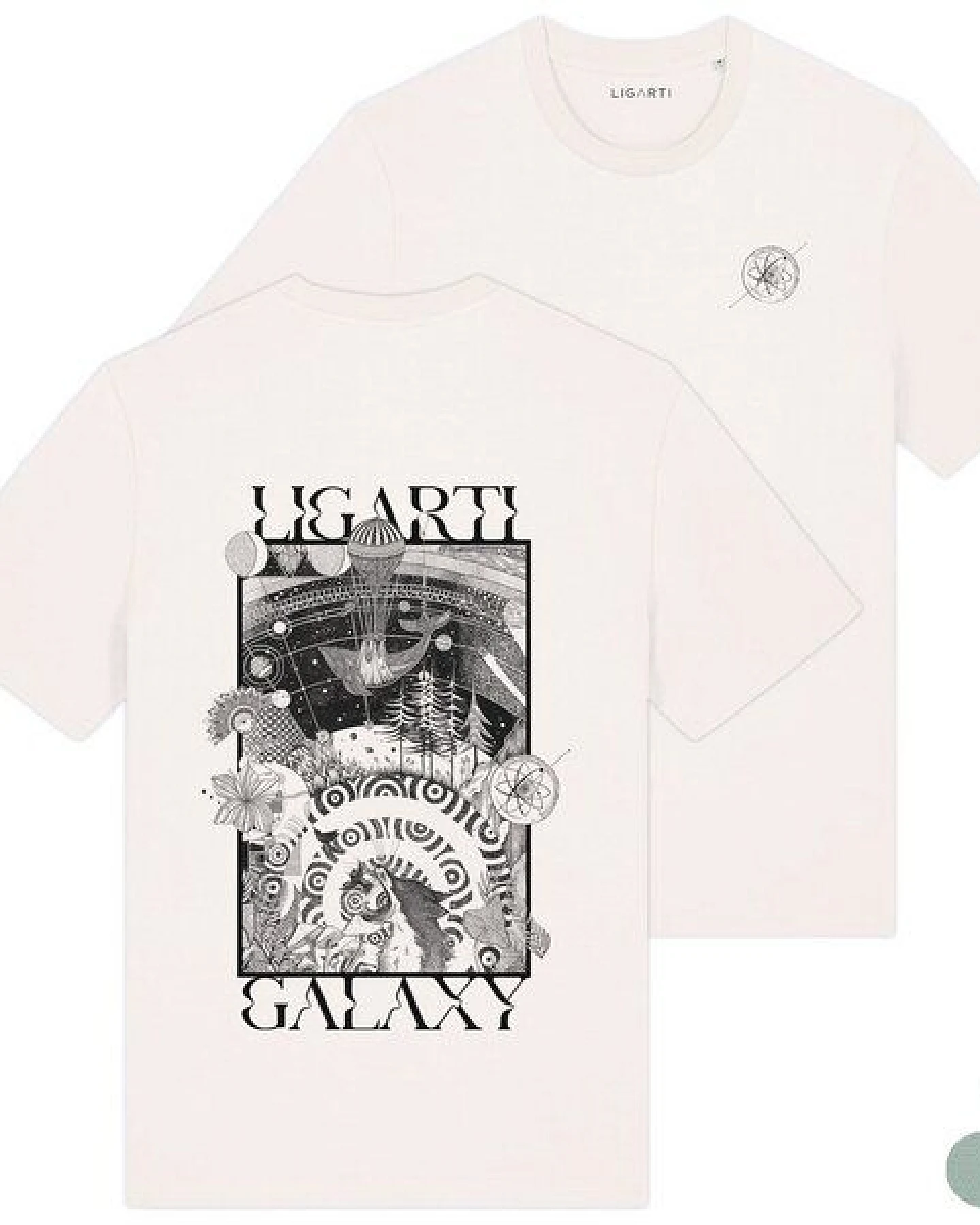T-Shirt – Galaxy – LIGARTI Tiermanufaktur – Ansicht 2