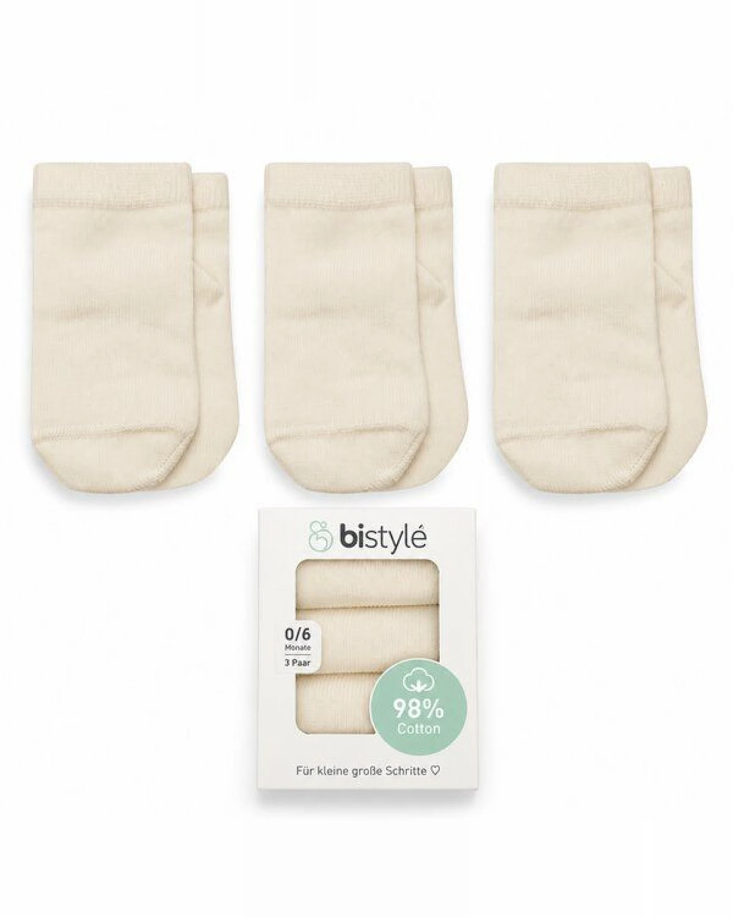 BISTYLE Baby Socken Premium 3er-Pack – Ansicht 2