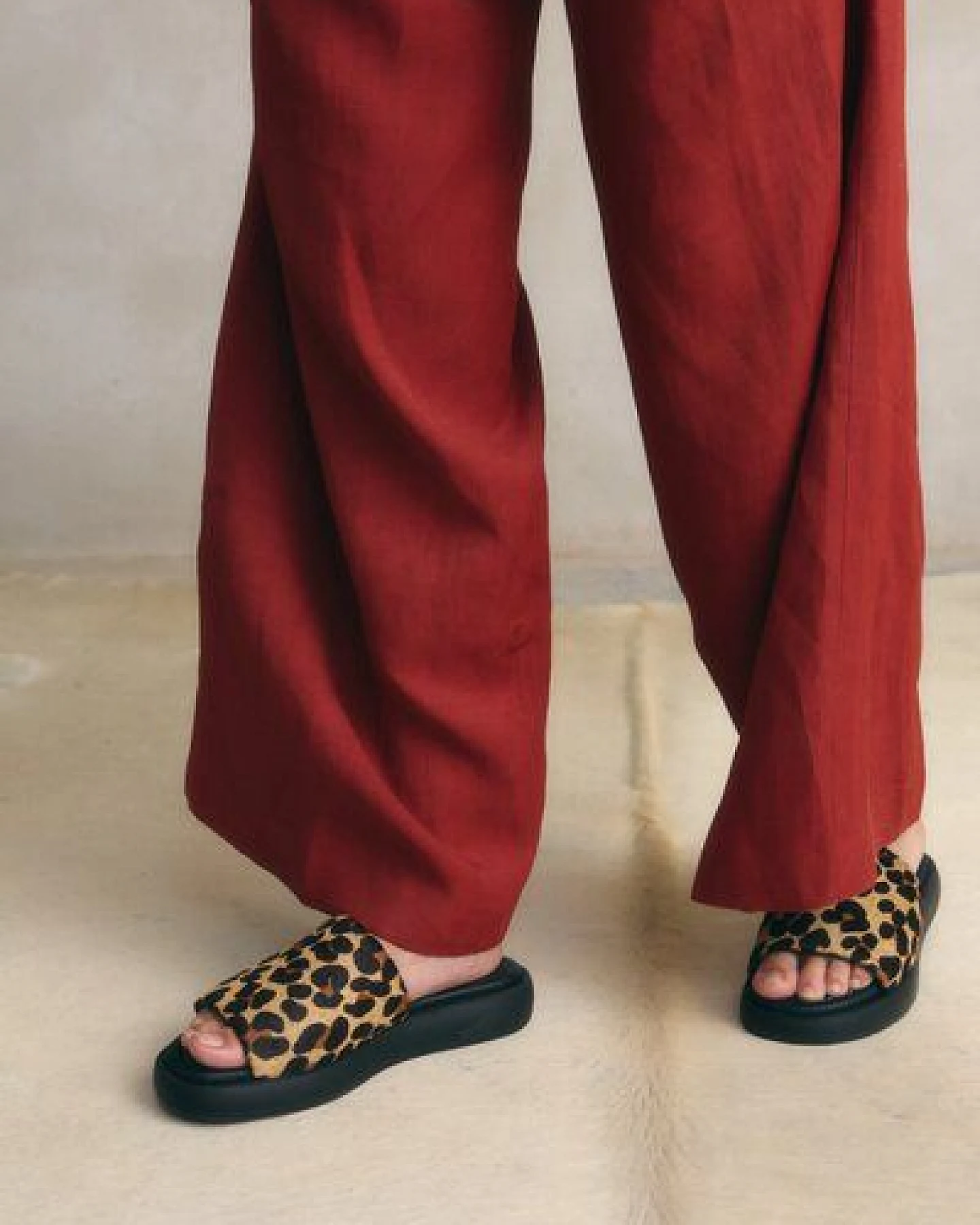 Jutelaune Emilie Leopard Sandals – Ansicht 2