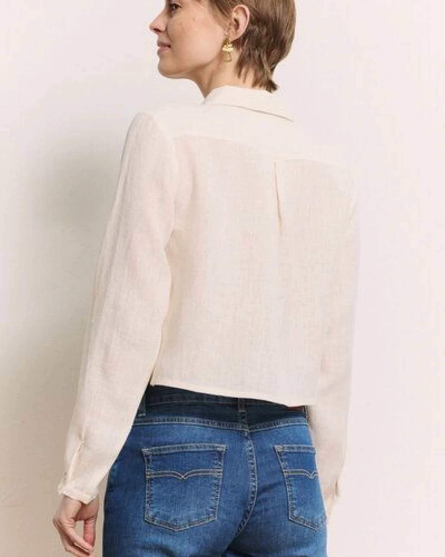 TRANQUILLO Bluse Jaacky aus Leinen (1180002) – Ansicht 2