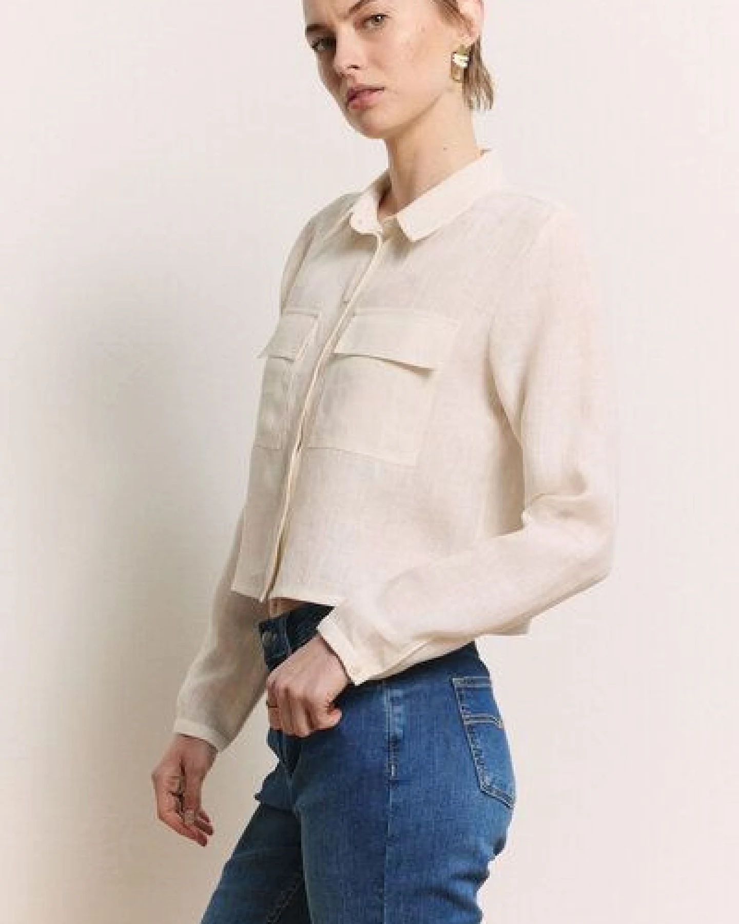TRANQUILLO Bluse Jaacky aus Leinen (1180002) – Ansicht 4
