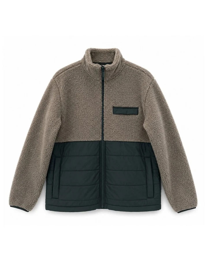 Mazine - Fabric Block Jacket - Fleecejacke Gr S grau