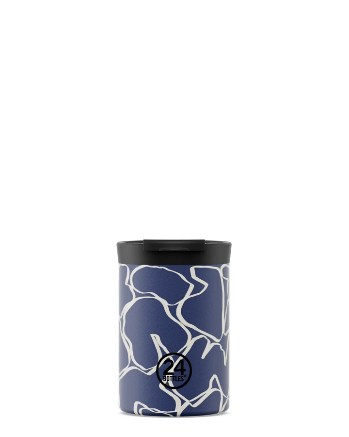 Thermos Becher to go, Isolierbecher 350 ml, blau, Travel Tumbler Marea - 24Bottles