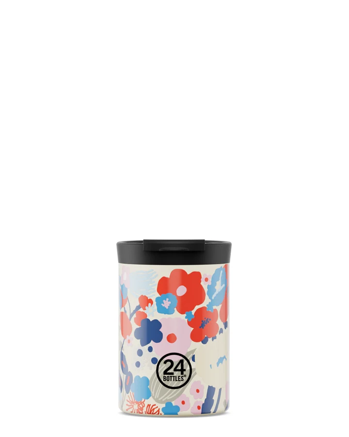 Thermos Becher to go, Isolierbecher 350 ml, Multicolor, Travel Tumbler Domenica - 24Bottles