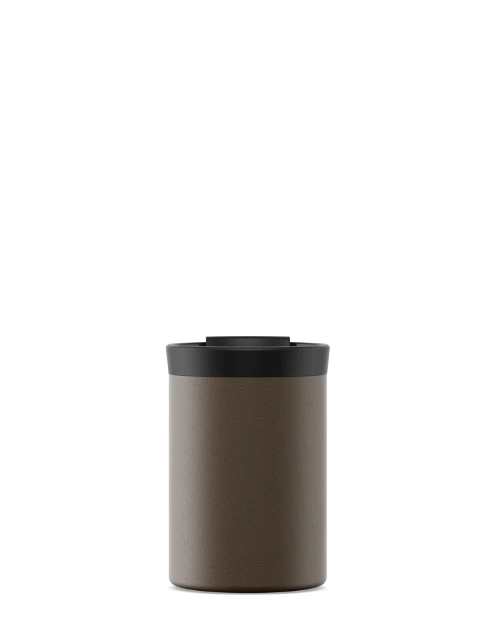 Thermos Becher to go, Isolierbecher 350 ml, braun, personalisierbar, Travel Tumbler Mocha - 24Bottles