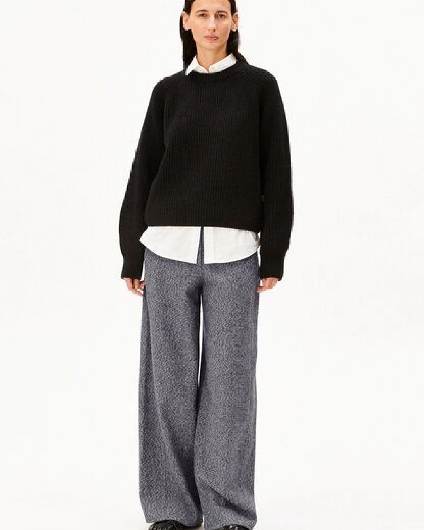 ARMEDANGELS RIB KNIT Damen Strickpullover aus Bio-Woll Mix – Ansicht 4