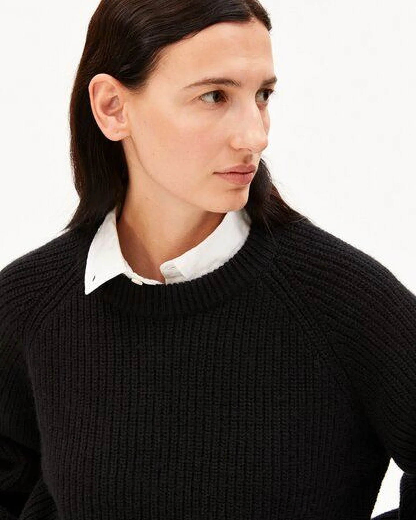 ARMEDANGELS RIB KNIT Damen Strickpullover aus Bio-Woll Mix – Ansicht 3