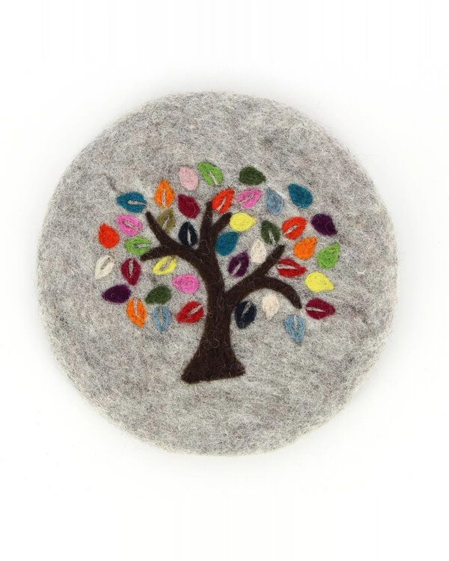 GLOBO Fair Trade Topfuntersetzer TREE OF LIFE aus Wollfilz – Ansicht 4