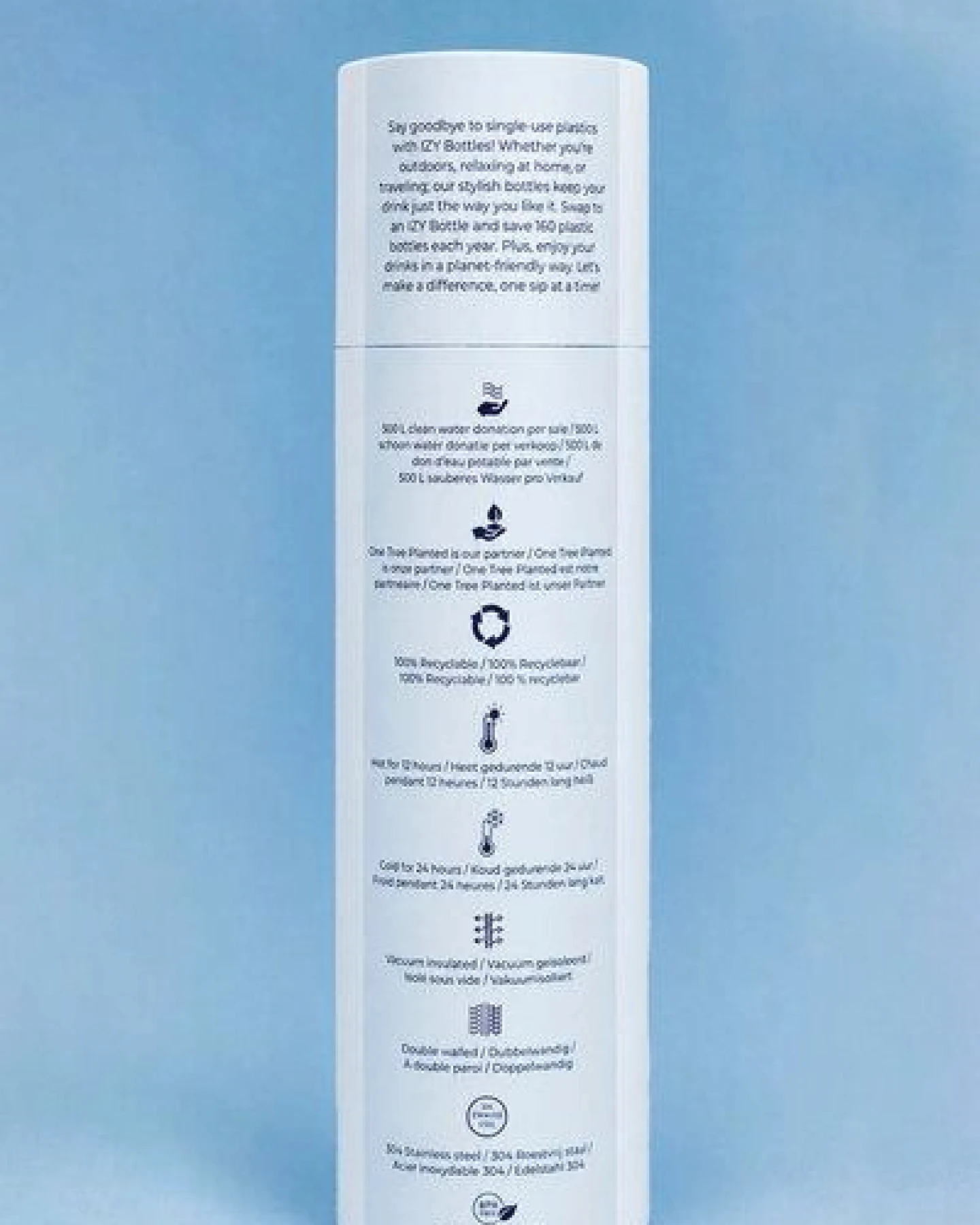 Kings Of Indigo KOI Bottle White – Ansicht 4