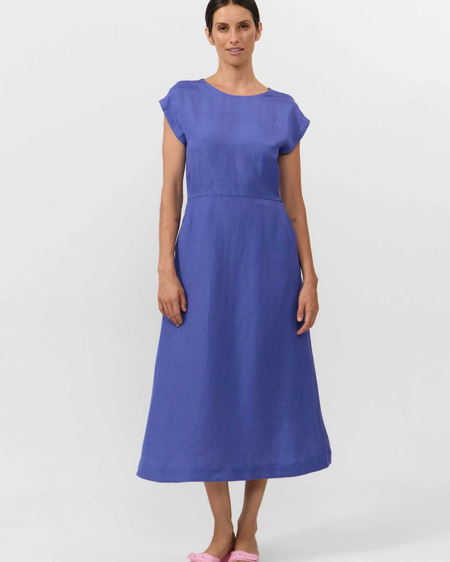 Kleid Tinto Midi Blau – Ansicht 2