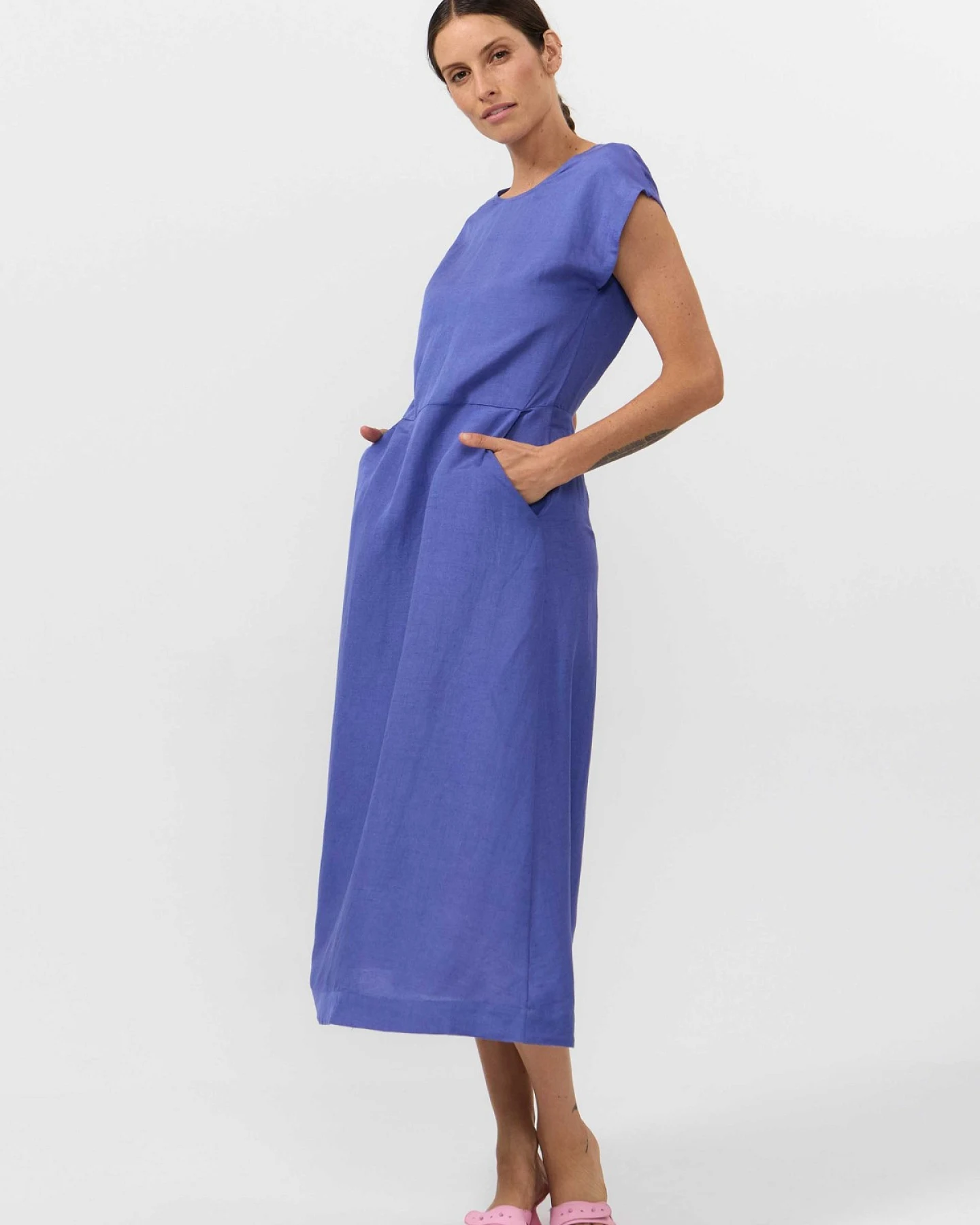 Kleid Tinto Midi Blau – Ansicht 5