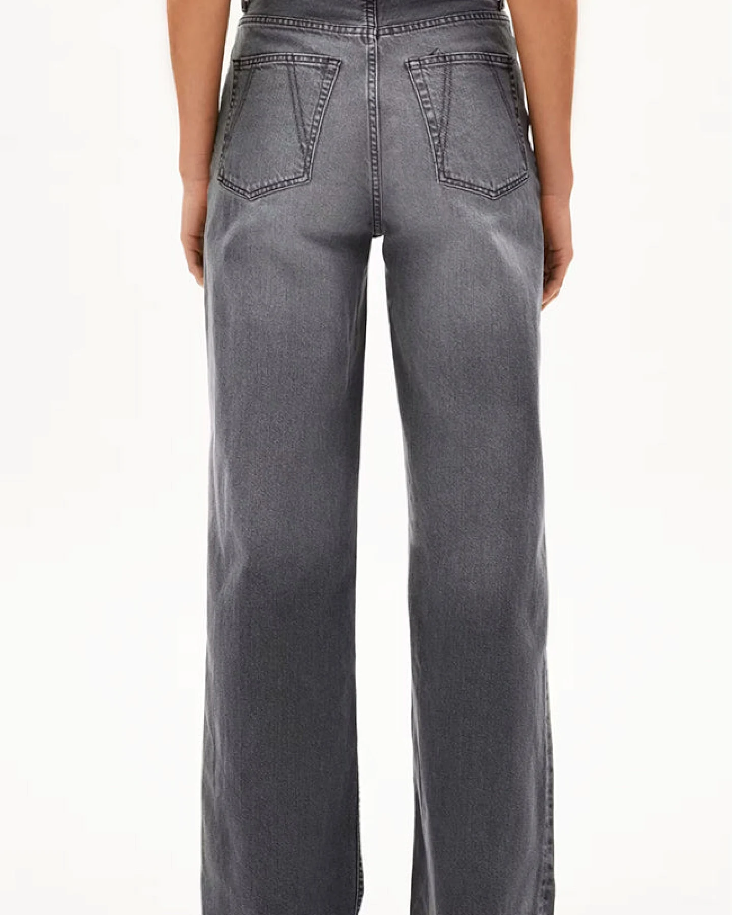 ARMEDANGELS Damen vegan Jeans Enijaa Dione Grau – Ansicht 2