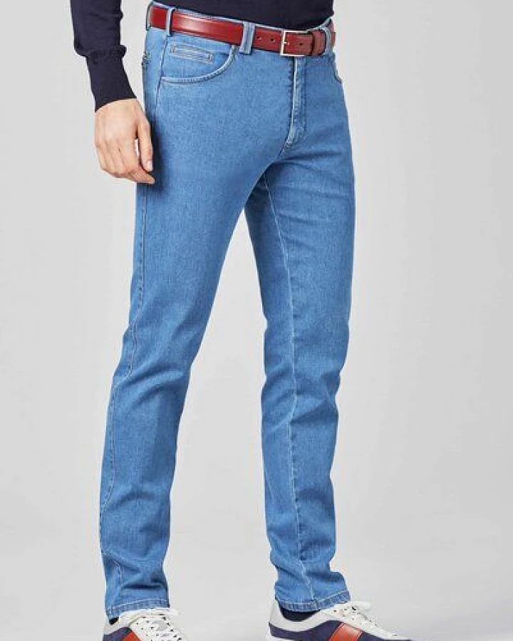 MEYER Super-Stretch Tencel-Denimchino