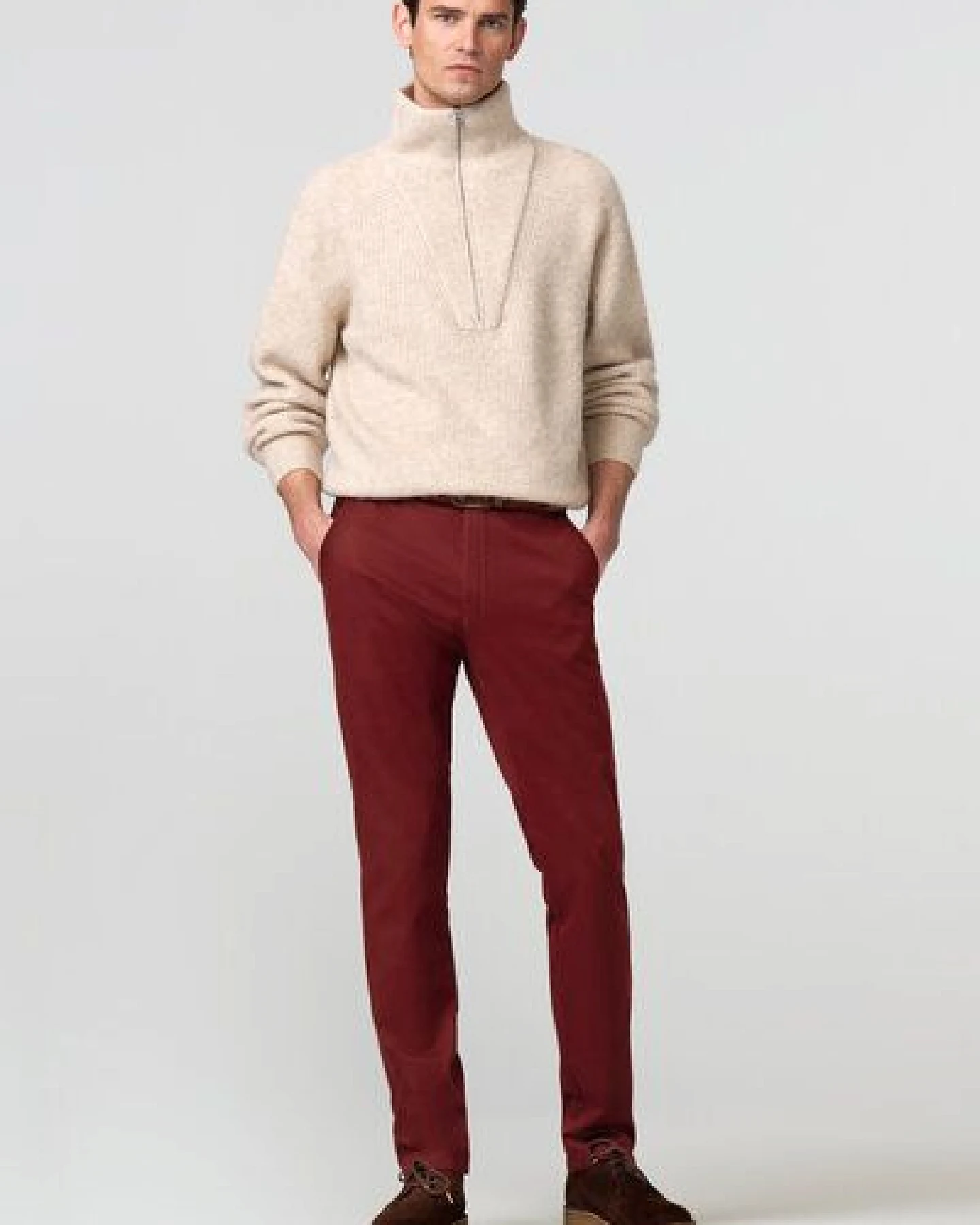 MEYER SUPER-STRETCH BAUMWOLL-KASCHMIR-CHINO – Ansicht 2