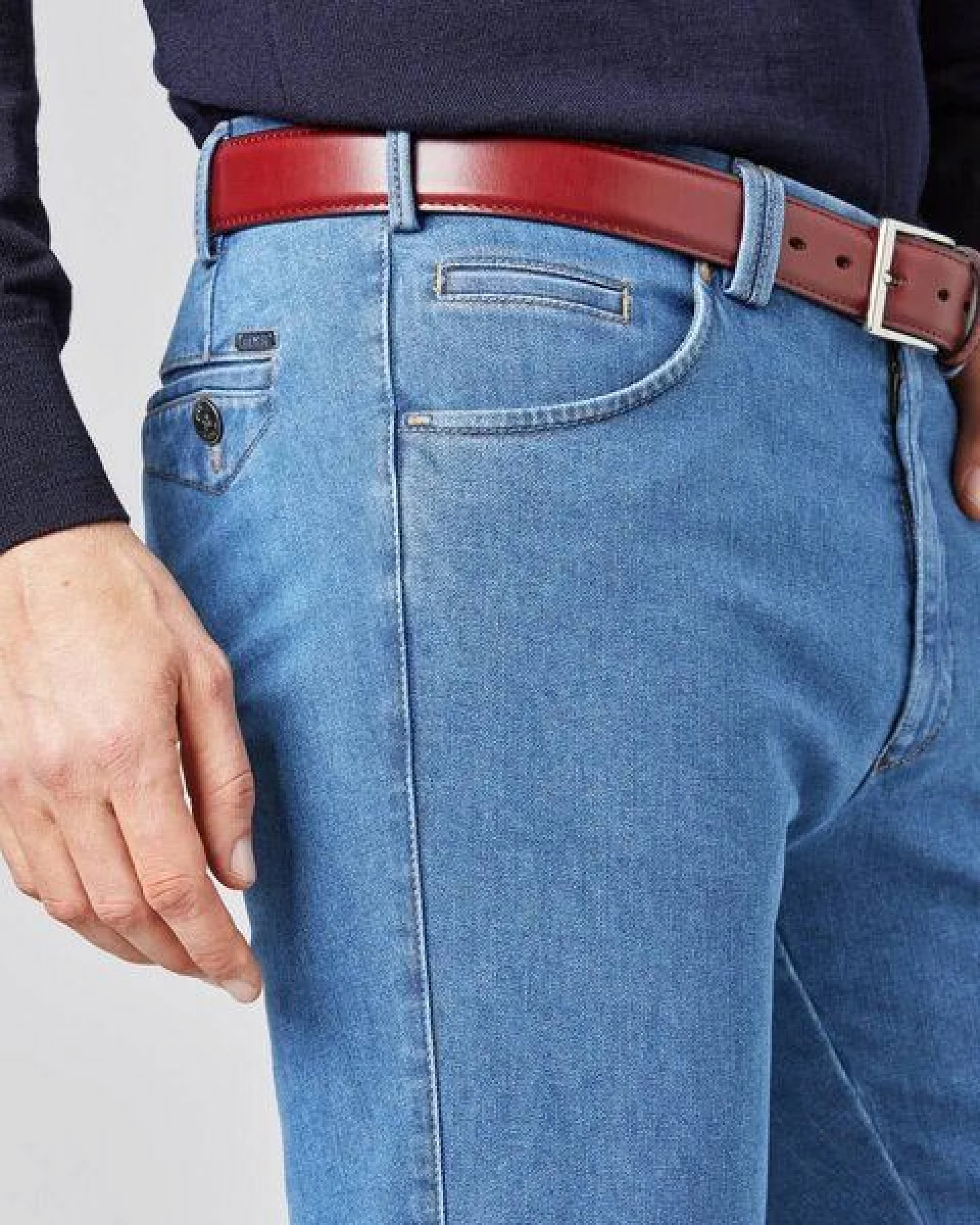 MEYER Super-Stretch Tencel-Denimchino – Ansicht 4